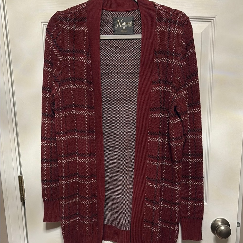 Natural Reflections Maroon Knit Sweater